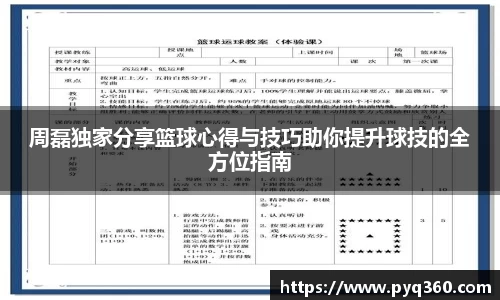 周磊独家分享篮球心得与技巧助你提升球技的全方位指南